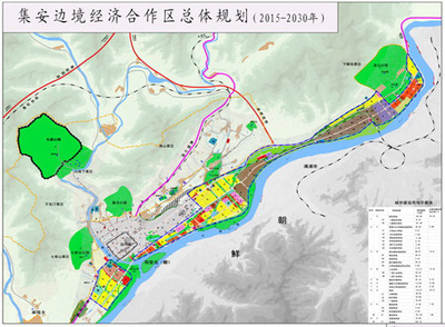 集安边境经济全作区总体规划